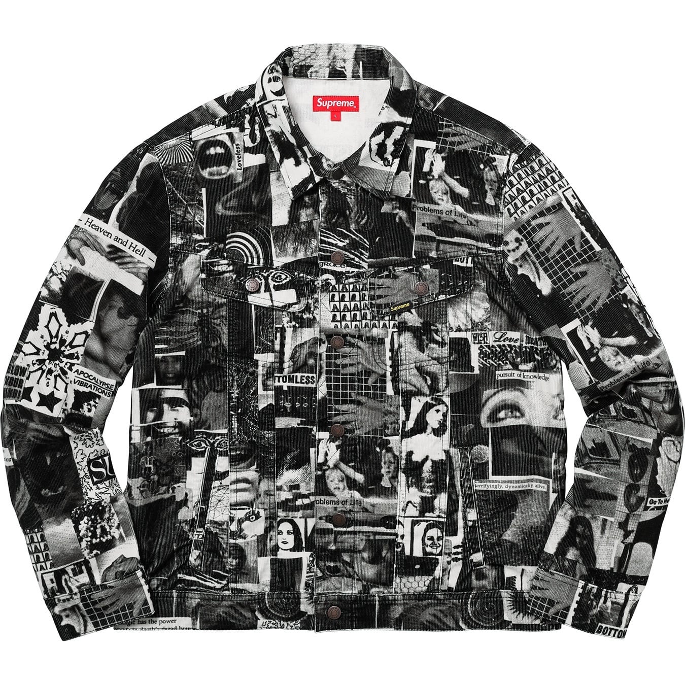 Vibrations Corduroy Trucker Jacket view 3